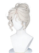 OSIAS COSPLAY - Identity V Female Dancer Cosplay Wig Drifting Moonlight Short Light Grey With Bun