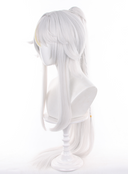 OSIAS - Genshin Impact Zibai Cosplay Wig Long White and Yellow With Ponytail