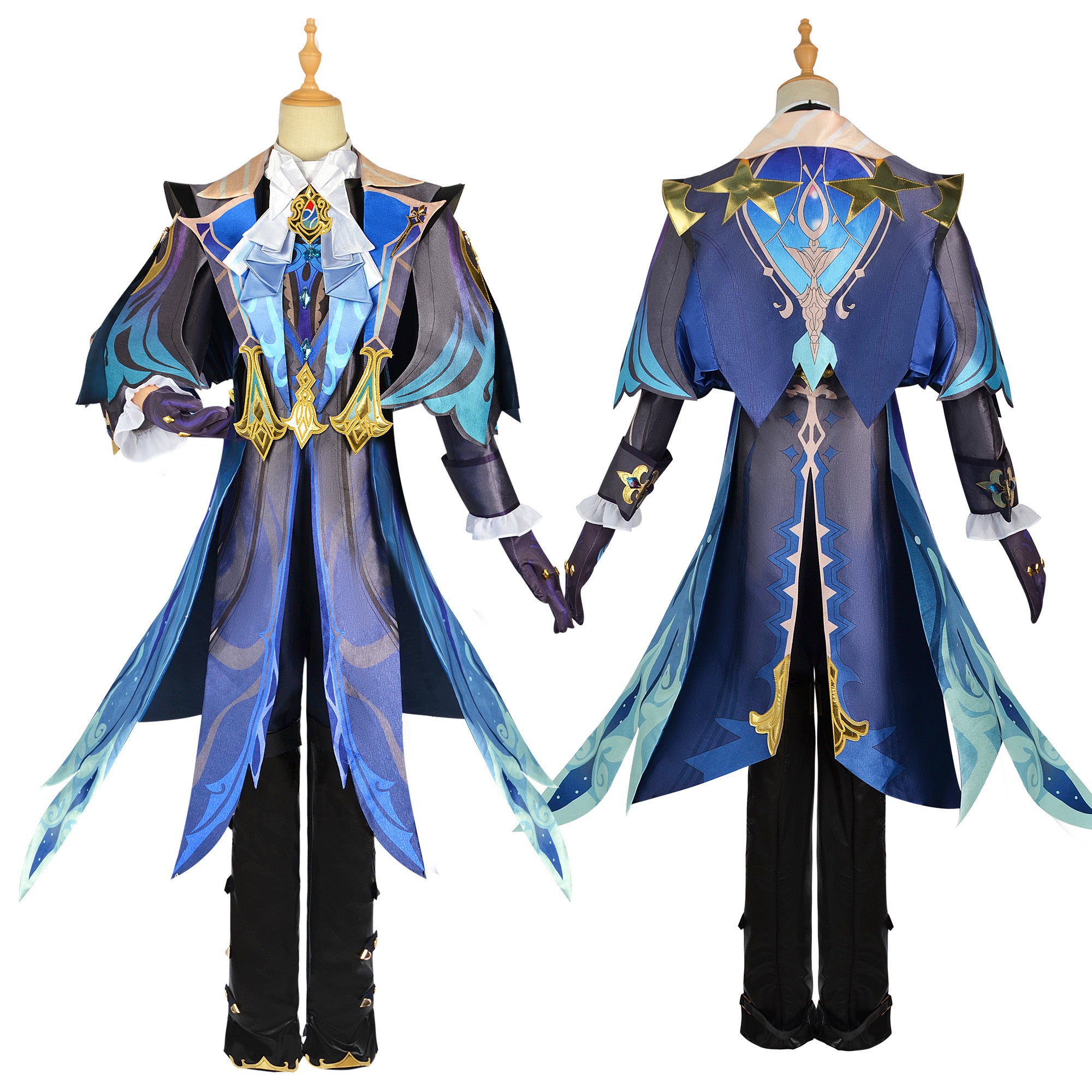 Genshin Impact Neuvillette Cosplay Costume – OSIAS COSPLAY