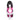 OSIAS Farbgeschichtete Columbina Damselette Genshin Impact Cosplay-Perücke für Frauen und Mädchen