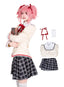 Puella Magi Madoka Magica Kaname Madoka Uniform  Cosplay Costume