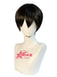 OSIAS Tobio Kageyama Wig Black Thick Short Synthetic Heat Resistant Hair