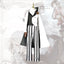 Kostümset im Schwarz-Weiß-Stil von Nikolai Gogol – Nachbildung in Premiumqualität mit präziser Größenangabe
