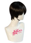 OSIAS Tobio Kageyama Wig Black Thick Short Synthetic Heat Resistant Hair