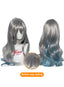 Firefly Wig Long Curly Grey Gradien Synthetic Heat Resistant Hair