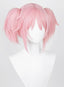 Madoka Magica Wig Pink Short Synthetic Heat Resistant Hair