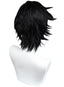 OSIAS Kuroo Tetsurou Wig Black Fluffy Short Synthetic Heat Resistant Hair