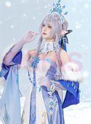 [Pre-sale] Genshin Impact Anastasya Cosplay Costume Elegant Queen Dress with Long Train
