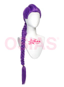 KPop Demon Hunters Rumi Cosplay Wig With Long Purple Braid