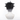 Schwarz gemischt mit grauer flauschiger kurzer Perücke für Neuvillette Cosplay aus dem Spiel Genshin Impact, synthetische hitzebeständige Perücke