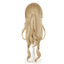 Golden Long Strap Big Wavy Curl Wig for Navia Cosplay Synthetic Heat-Resistant Wig