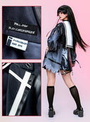 Wuthering Waves Chisa Cosplay Costume With School Uniform Style