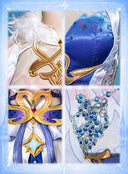Genshin Impact Odette Cosplay Costume Elegant Ballet Dress