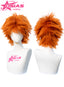 OSIAS Shoyo Hinata Wig Orange Fluffy Short Synthetic Heat Resistant Hair