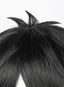 OSIAS Ryunosuke Akutagawa Wig Black Mixed with White Short Synthetic Heat Resistant Hair