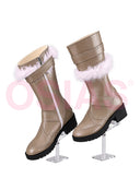 Genshin Impact Alyosha Cosplay Shoes Brown Boots