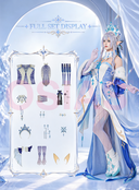 [Pre-sale] Genshin Impact Anastasya Cosplay Costume Elegant Queen Dress with Long Train