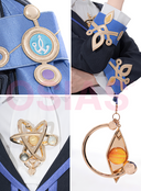 [Partial Stock Ready to Ship] Genshin Impact Mitya Cosplay Costume with Thick Cape and Metal Accessories