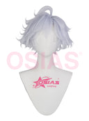 Genshin Impact Mitya Cosplay Wig Short Light Blue
