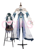 Genshin Impact Vodyanitsa Cosplay Costume With Metal Accessories