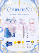 Honkai Star Rail Robin Cosplay Costume Summeretto Gradient Dress