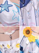Honkai Star Rail Robin Cosplay Costume Summeretto Gradient Dress