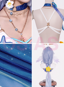 Honkai Star Rail Robin Cosplay Costume Summeretto Gradient Dress