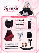 Honkai Star Rail Sparxie Cosplay Costume Candy-Coated Waves Outfit