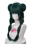 Maomao Cosplay Wig Garden Party Ver Long Gren Bun