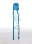 OSIAS COSPLAY - Arcane Jinx Cosplay Wig Long Blue Hair With Two Braids