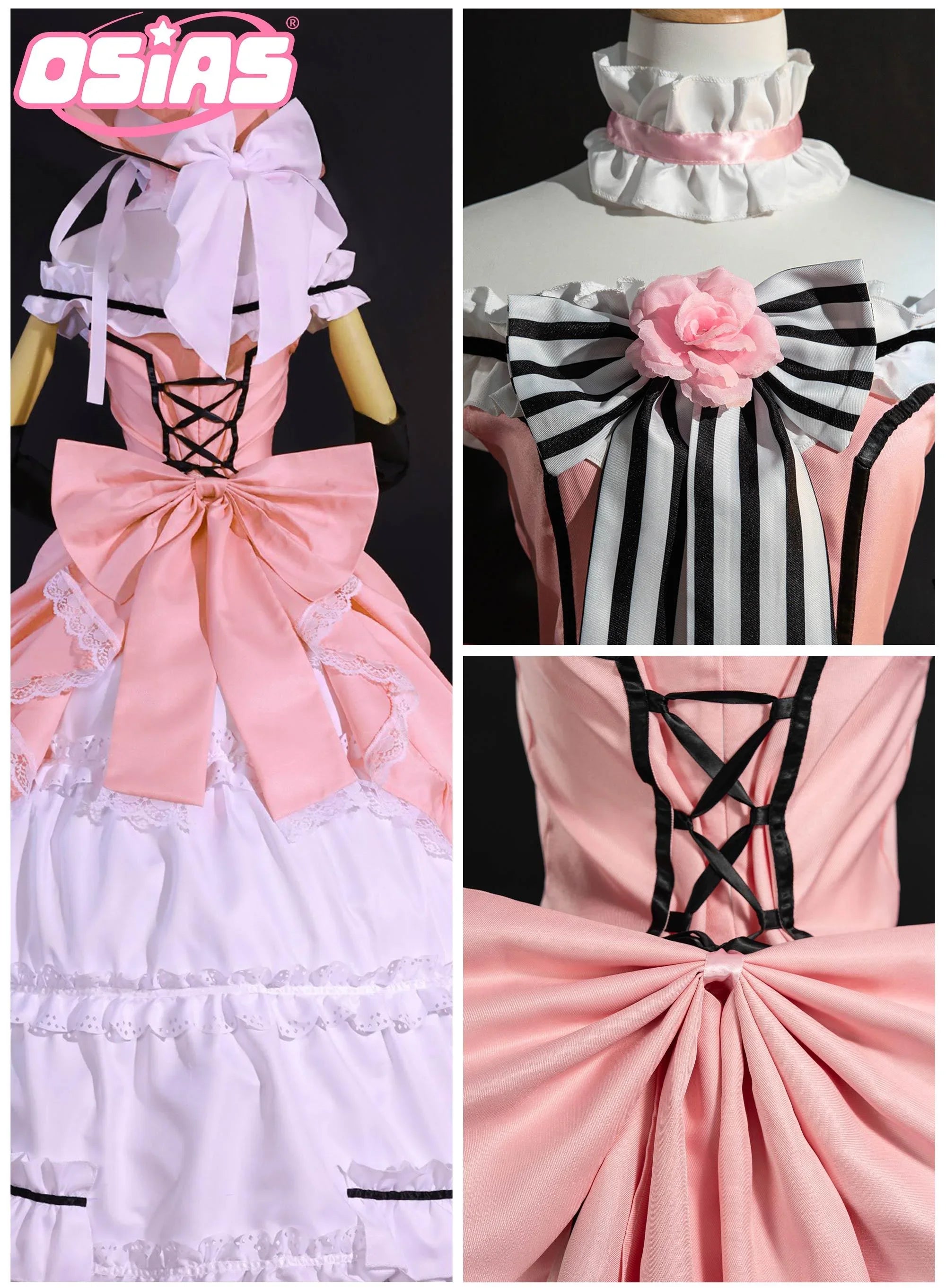 OSIAS Black Butler Ciel Phantomhive Robin Dress Cosplay Costume OSIAS Black Butler Ciel Phantomhive Robin Dress Cosplay Costume