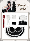 OSIAS COSPLAY - Danganronpa Celestia Ludenberg Cosplay Costume