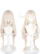 OSIAS COSPLAY - Genshin Impact Alice Cosplay Wig Long Light Blonde With Two Braids