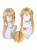 Genshin Impact Traveler/Lumine/Hotaru Cosplay Wig