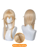 Genshin Impact Traveler/Lumine/Hotaru Cosplay Wig
