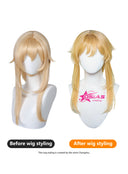 Genshin Impact Traveler/Lumine/Hotaru Cosplay Wig