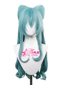 OSIAS COSPLAY - Genshin Impact Yumemizuki Mizuki Cosplay Wig Long Light Blue Synthetic Heat Resistant Hair