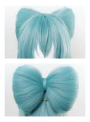 OSIAS COSPLAY - Genshin Impact Yumemizuki Mizuki Cosplay Wig Long Light Blue Synthetic Heat Resistant Hair