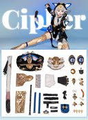 OSIAS COSPLAY - Honkai Star Rail Cipher Cosplay Costume Slim Fit Bodysuit