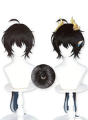 OSIAS COSPLAY - Honkai Star Rail Dan Heng Cosplay Wig Permansor Terrae Short Black
