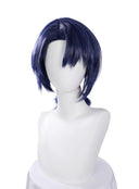 OSIAS COSPLAY - Honkai Star Rail Dr. Ratio Concert Cosplay Wig Short Dark Purple With Braid Hair