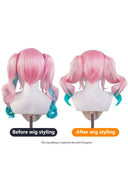 OSIAS COSPLAY - Honkai Star Rail Hyacine Cosplay Wig Long Pink and Green Hair With Two Braids
