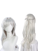 OSIAS COSPLAY - Honkai Star Rail Jing Yuan Concert Cosplay Wig Long Light Grey Hair