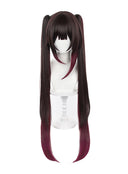 OSIAS COSPLAY - Honkai Star Rail Sparkle Cosplay Wig Long Black to Red Gradient With Pigtails Synthetic Heat Resistant Hair