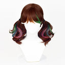 OSIAS COSPLAY - Identity V Cheerleader Cosplay Wig OPH.LILY Medium Brown With Multicolor Pigtails