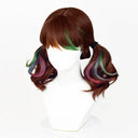 OSIAS COSPLAY - Identity V Cheerleader Cosplay Wig OPH.LILY Medium Brown With Multicolor Pigtails