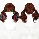 OSIAS COSPLAY - Identity V Cheerleader Cosplay Wig OPH.LILY Medium Brown With Multicolor Pigtails