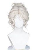 OSIAS COSPLAY - Identity V Female Dancer Cosplay Wig Drifting Moonlight Short Light Grey With Bun