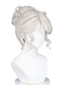 OSIAS COSPLAY - Identity V Female Dancer Cosplay Wig Drifting Moonlight Short Light Grey With Bun