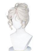 OSIAS COSPLAY - Identity V Female Dancer Cosplay Wig Drifting Moonlight Short Light Grey With Bun